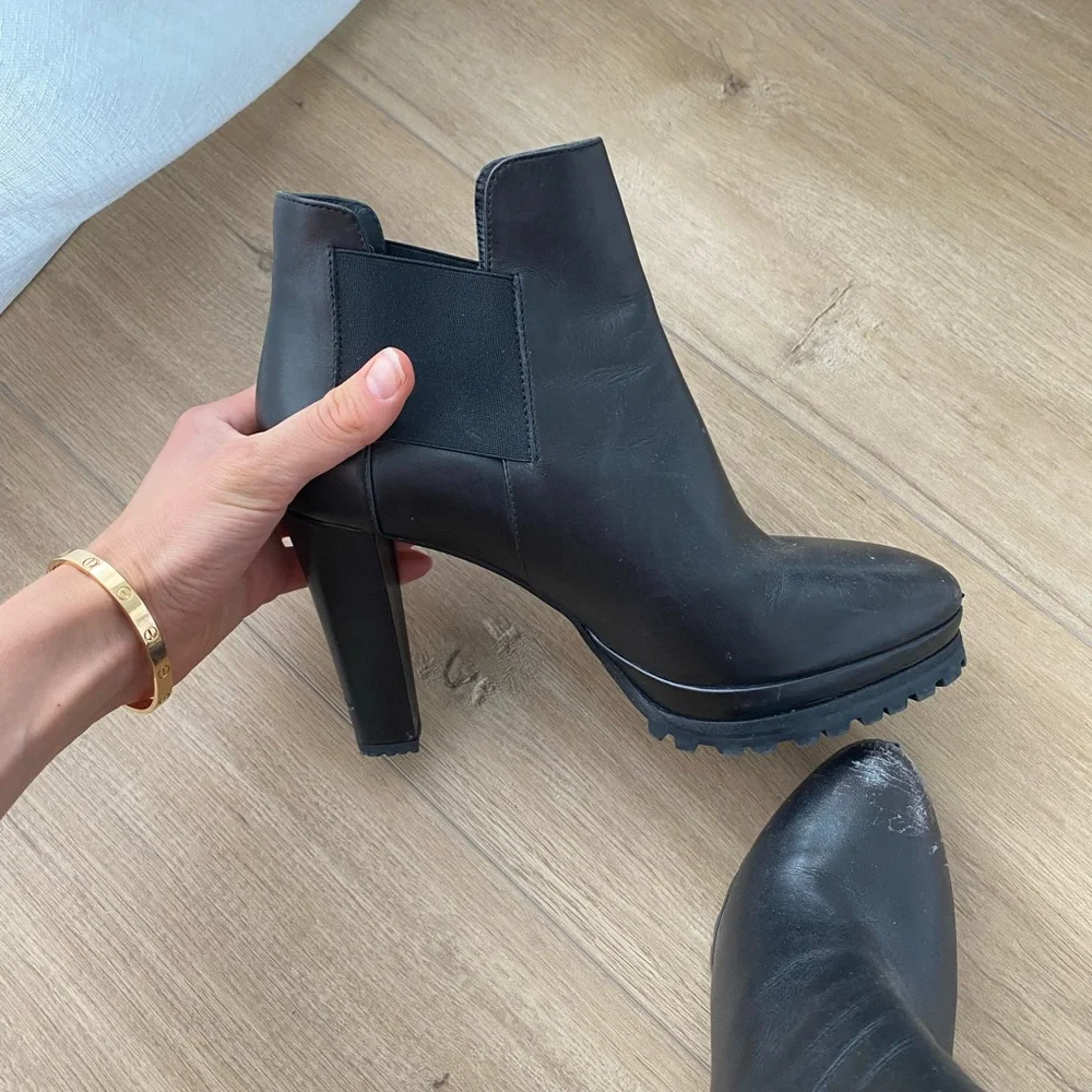 All Saints Black Booties - Picture 4 of 8